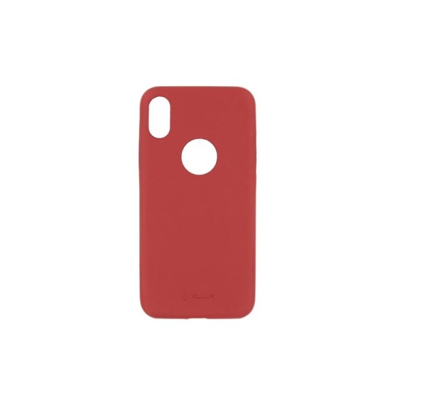 Tellur Cover Slim Synthetic Leather for iPhone X/XS red