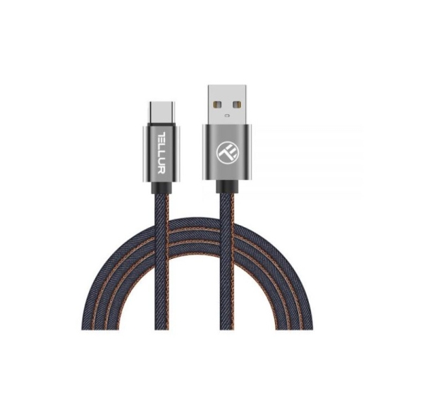 Tellur Data cable, USB to Type-C, 1m Denim