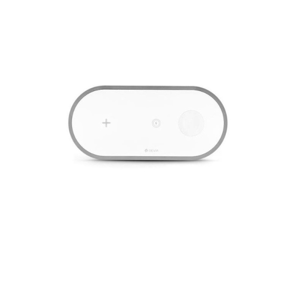 Devia 3In1 Charger for smart phone & Applewatch & Earphone V4 (10W) white