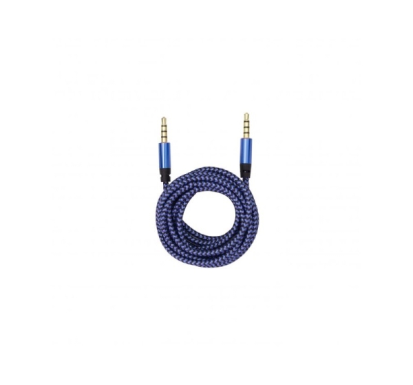Sbox 3535-1.5BL AUX Cable 3.5mm To 3.5mm Blueberry Blue