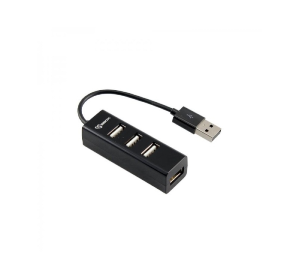 Sbox H-204 USB 4 Ports HUB Black