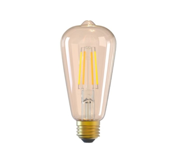 Tellur WiFi Filament Smart Bulb E27, Amber, White/Warm, Dimmer