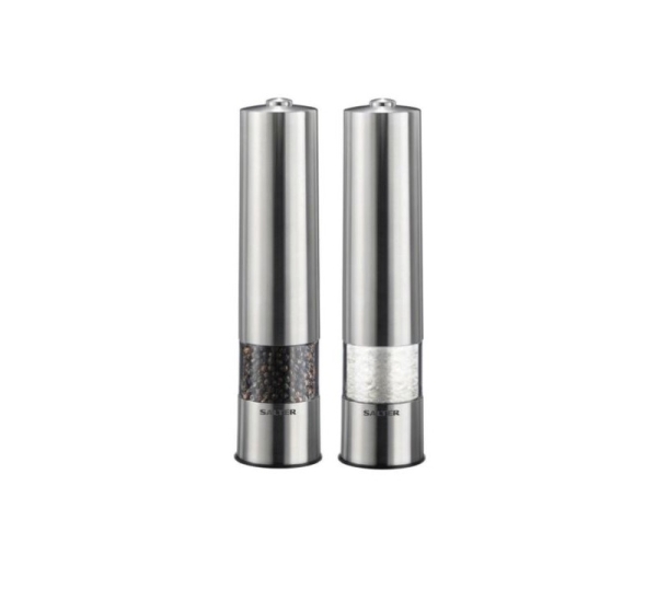 Salter 7522 SSTUR15UP3 Salter Stainless Steel Electric Salt & Pepper Mills