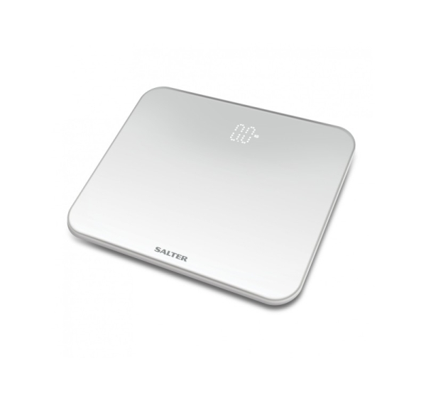 Salter 9204 WFEU12 Ghost Digital Bathroom Scale, White