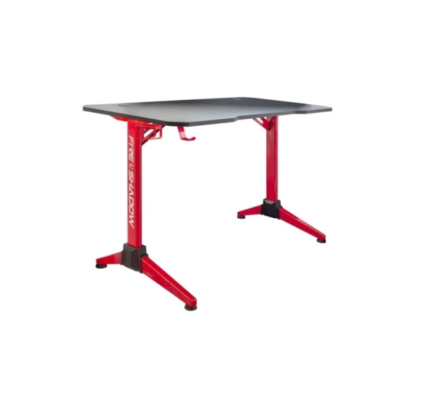 White Shark Gaming Desk Fire Shadow