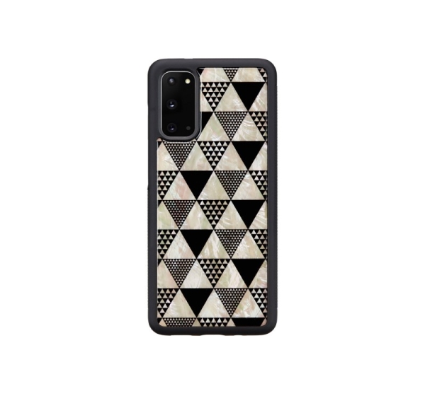 iKins case for Samsung Galaxy S20 pyramid black