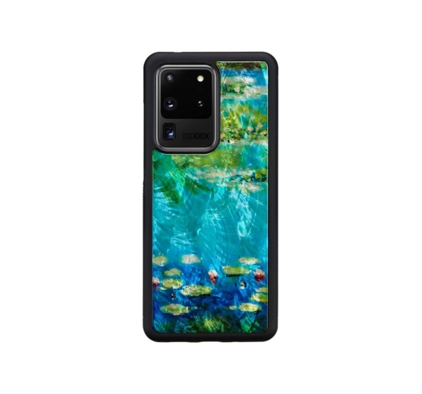 iKins case for Samsung Galaxy S20 Ultra water lilies black