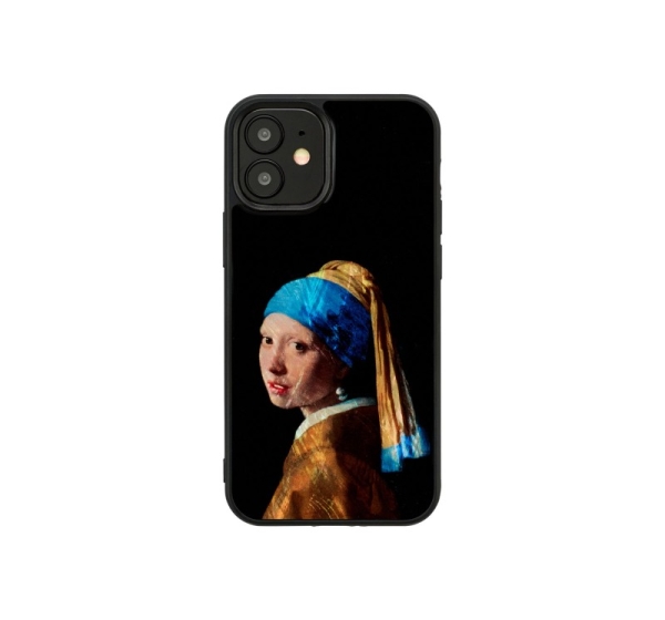 iKins case for Apple iPhone 12 mini girl with a pearl earring