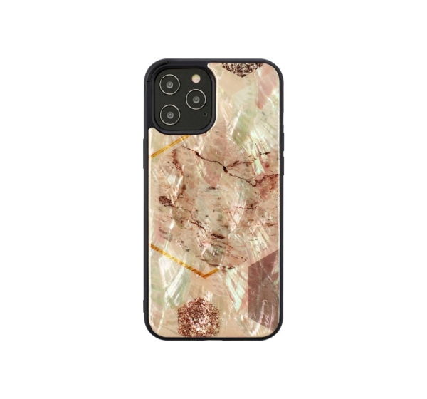 iKins case for Apple iPhone 12/12 Pro pink marble