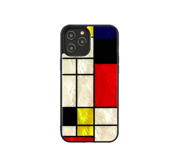 iKins case for Apple iPhone 12 Pro Max mondrian black