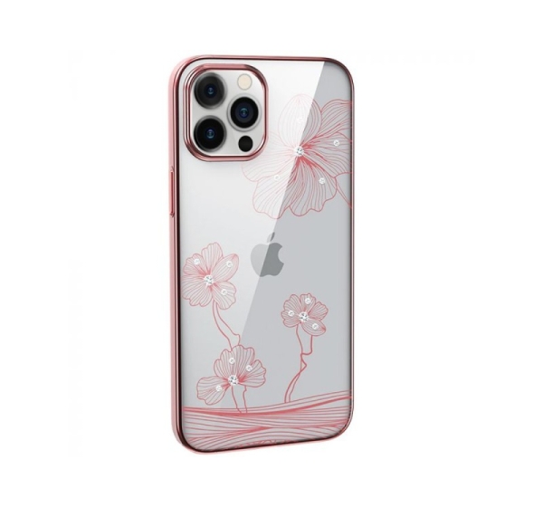 Devia Crystal Flora case iPhone 12 mini rose gold