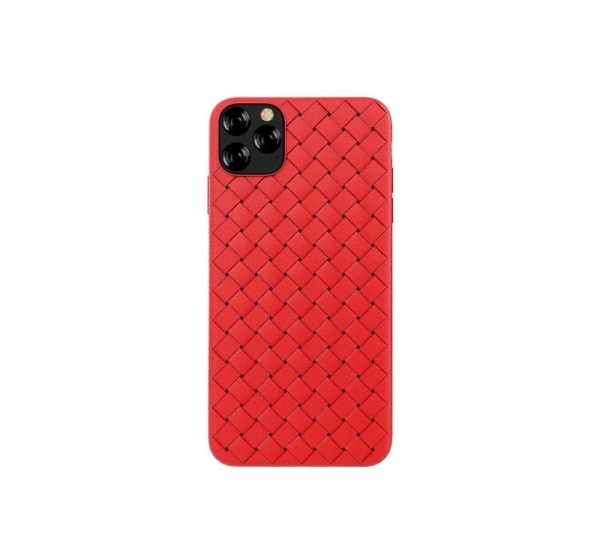 Devia Woven Pattern Design Soft Case iPhone 11 Pro red