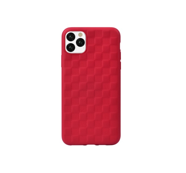 Devia Woven2 Pattern Design Soft Case iPhone 11 Pro red