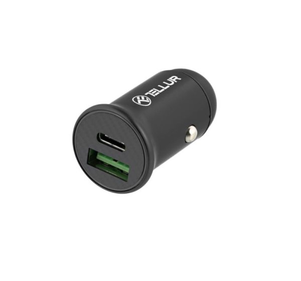Tellur Car Charger PD60W QC30W FCC7 Black