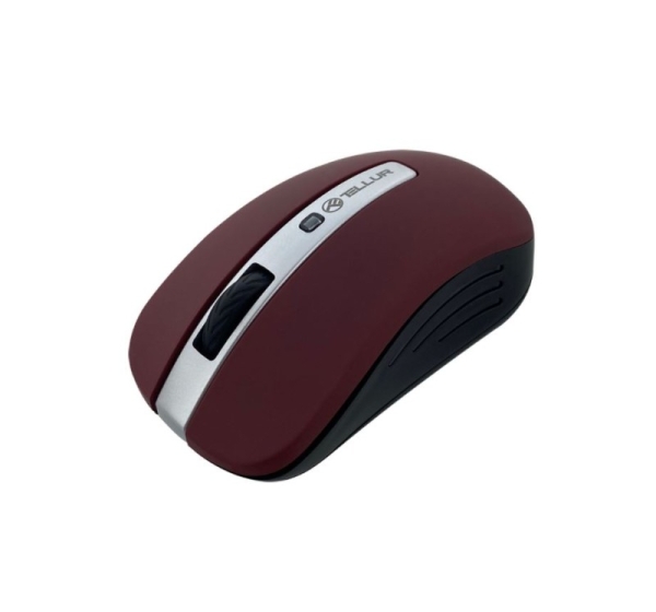 Tellur Basic Wireless Mouse, LED Dark Red