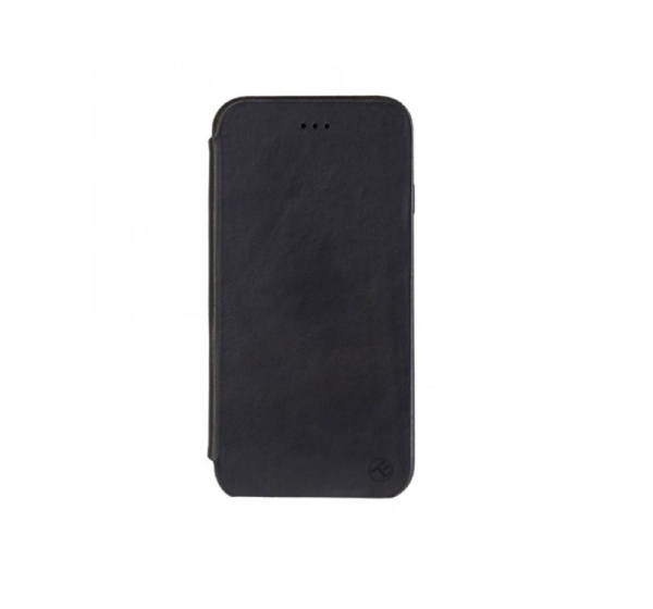Tellur Book case Slim Genuine Leather for iPhone 7 Plus deep black