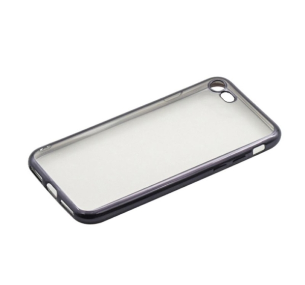 Tellur Cover Silicone for iPhone 7 black edges