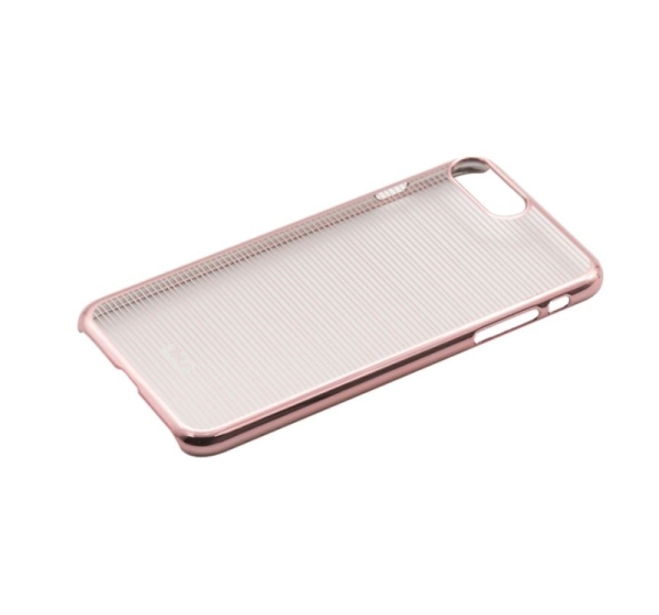 Tellur Cover Hard Case for iPhone 7 Plus Horizontal Stripes rose