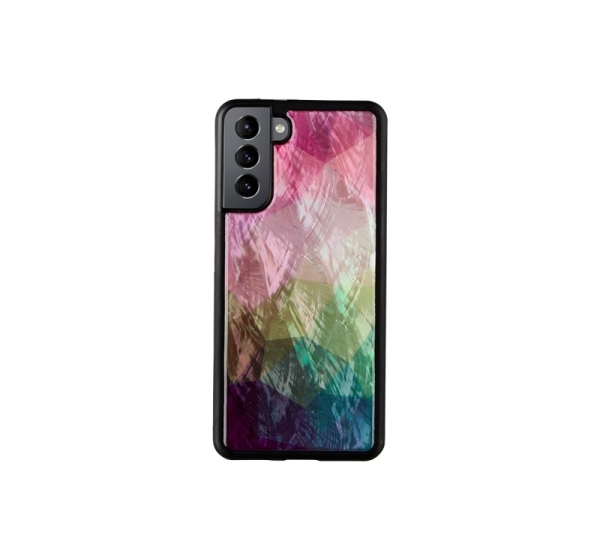 iKins case for Samsung Galaxy S21+ water flower black