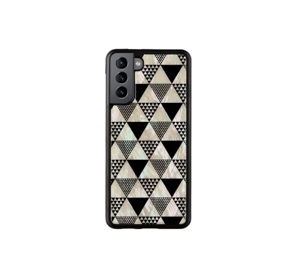 iKins case for Samsung Galaxy S21+ pyramid black