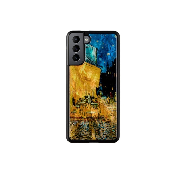 iKins case for Samsung Galaxy S21+ cafe terrace black