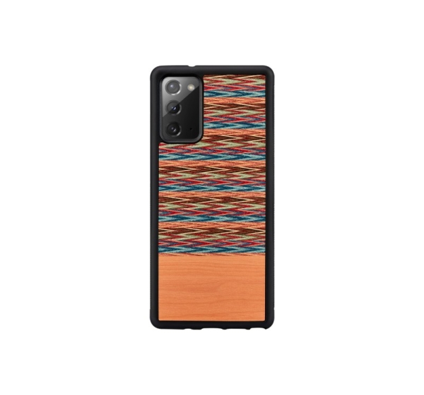 MAN&WOOD case for Galaxy Note 20 browny check black
