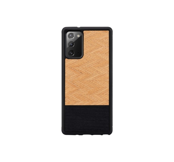 MAN&WOOD case for Galaxy Note 20 herringbone nero black