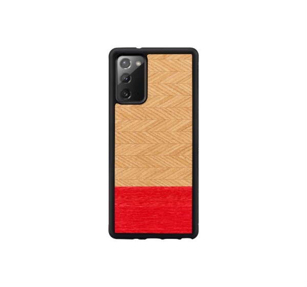 MAN&WOOD case for Galaxy Note 20 herringbone azalea black