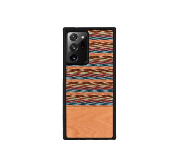 MAN&WOOD case for Galaxy Note 20 Ultra browny check black