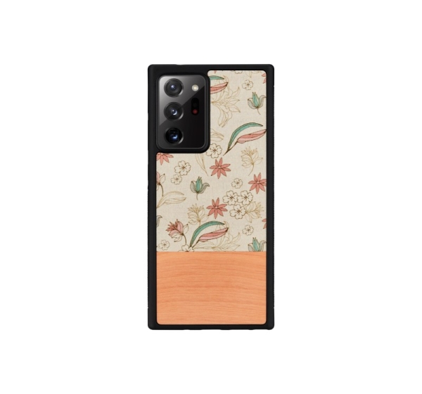 MAN&WOOD case for Galaxy Note 20 Ultra pink flower black
