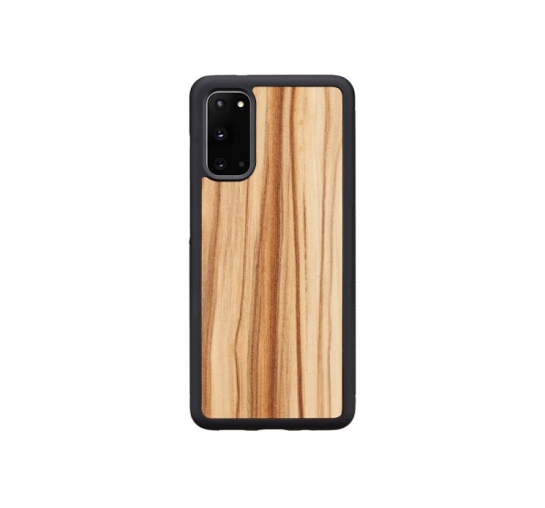 MAN&WOOD case for Galaxy S20 cappuccino black