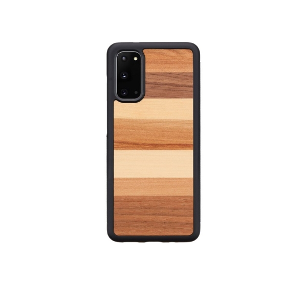 MAN&WOOD case for Galaxy S20 sabbia black