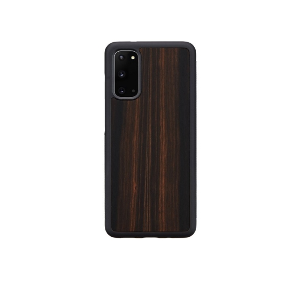 MAN&WOOD case for Galaxy S20 ebony black
