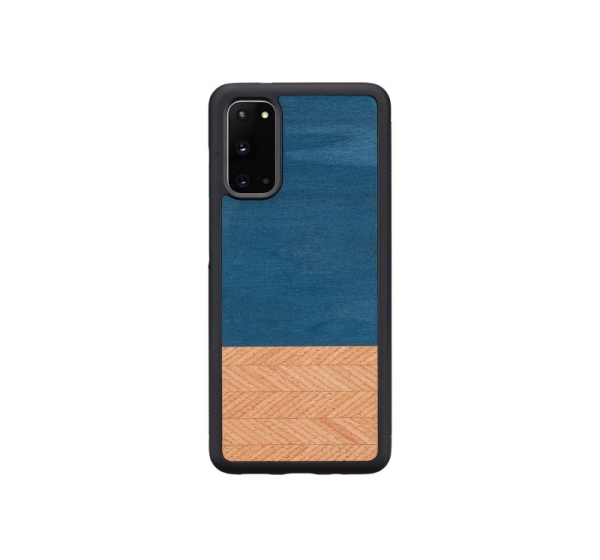 MAN&WOOD case for Galaxy S20 denim black