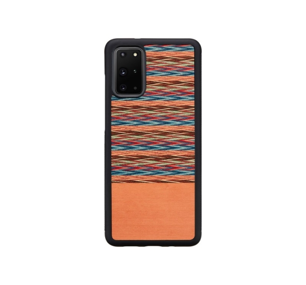 MAN&WOOD case for Galaxy S20+ browny check black