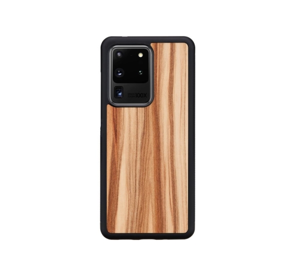 MAN&WOOD case for Galaxy S20 Ultra cappuccino black