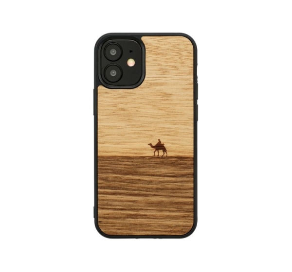 MAN&WOOD case for iPhone 12 mini terra black
