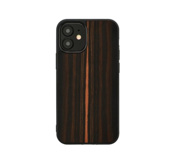 MAN&WOOD case for iPhone 12 mini ebony black