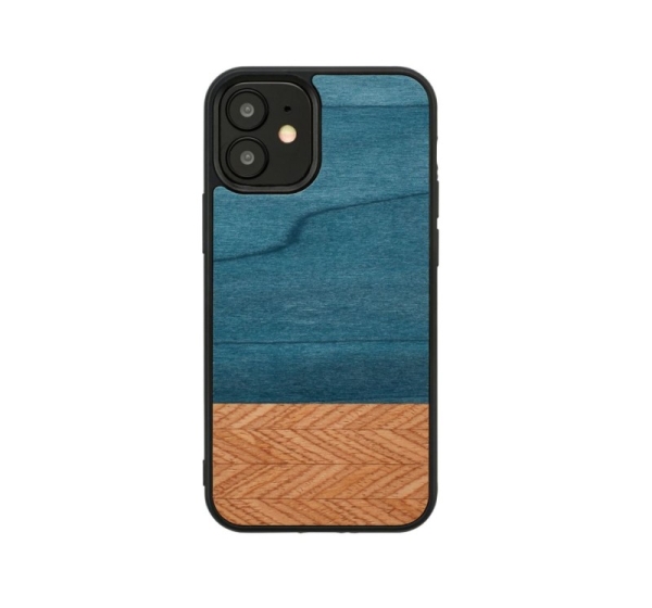 MAN&WOOD case for iPhone 12 mini denim black