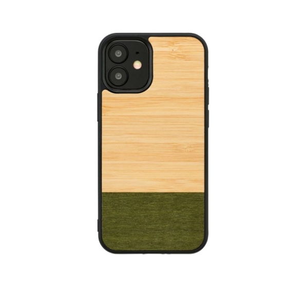 MAN&WOOD case for iPhone 12 mini bamboo forest black