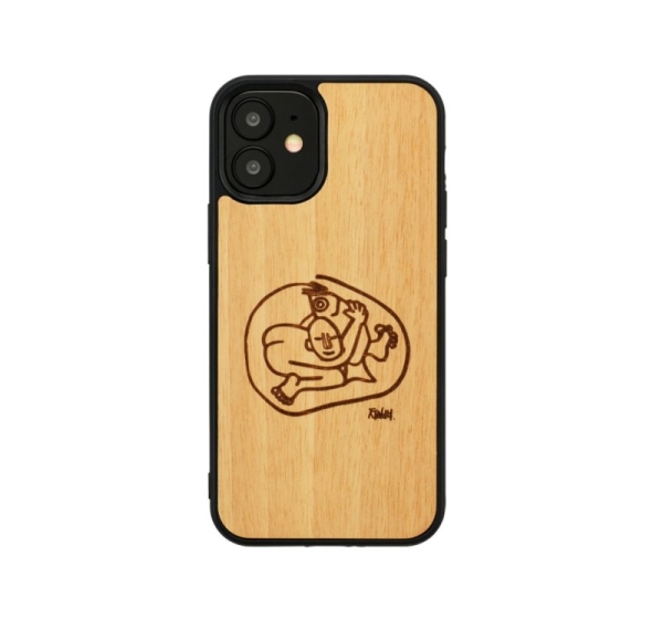 MAN&WOOD case for iPhone 12 mini child with fish