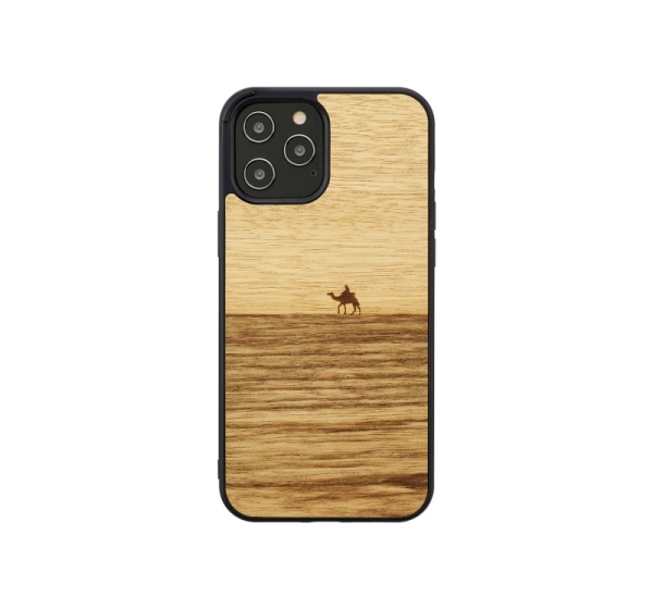 MAN&WOOD case for iPhone 12/12 Pro terra black
