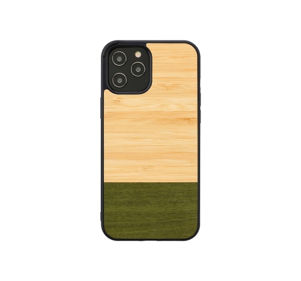 MAN&WOOD case for iPhone 12/12 Pro bamboo forest black