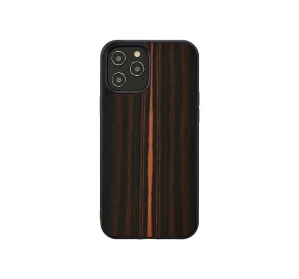MAN&WOOD case for iPhone 12 Pro Max ebony black
