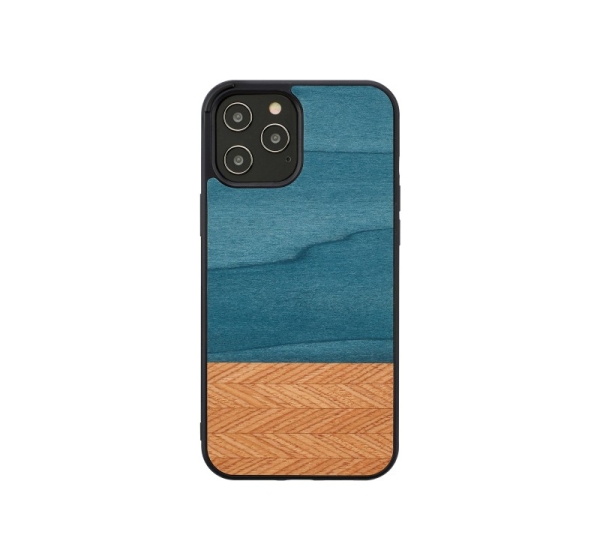 MAN&WOOD case for iPhone 12 Pro Max denim black