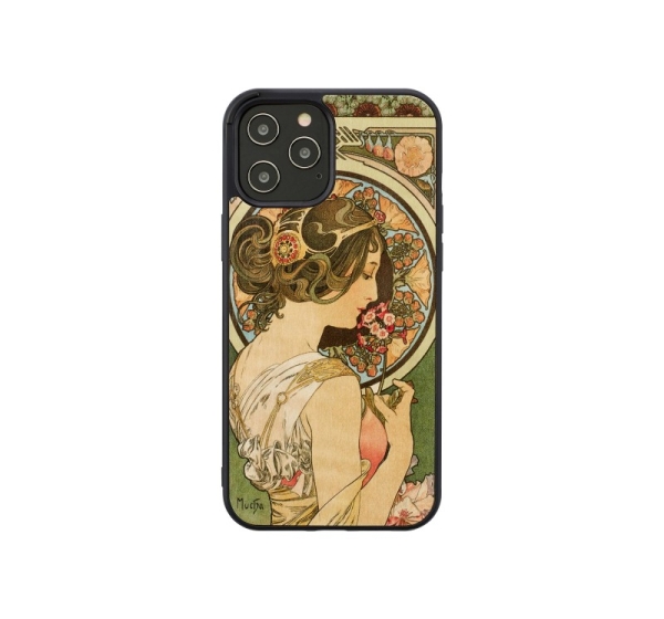 MAN&WOOD case for iPhone 12 Pro Max primrose black