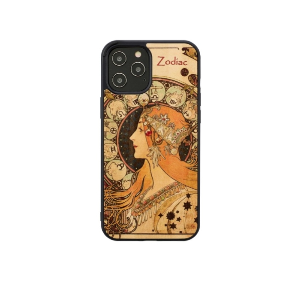 MAN&WOOD case for iPhone 12 Pro Max zodiac black