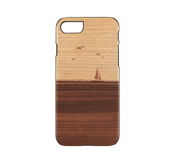 MAN&WOOD case for iPhone 7/8 mare black
