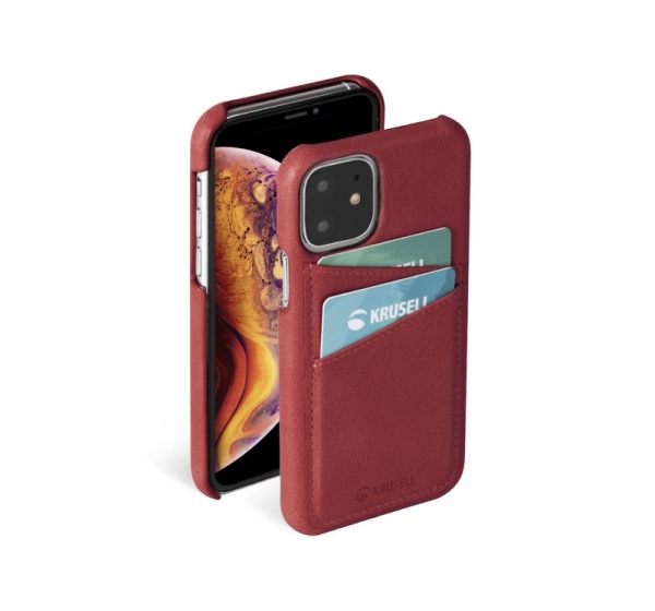 Krusell Sunne CardCover Apple iPhone 11 vintage red (61791)