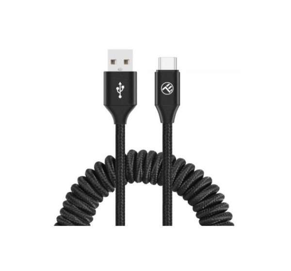 Tellur Data Cable Extendable USB to Type-C 3A 1.8m Black